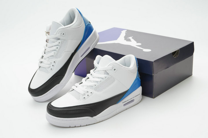 Nike Homme Chaussures Air Jordan 3 Retro Fragment Blanc